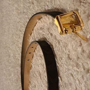 Reversible Michael Kors Skinny Belt